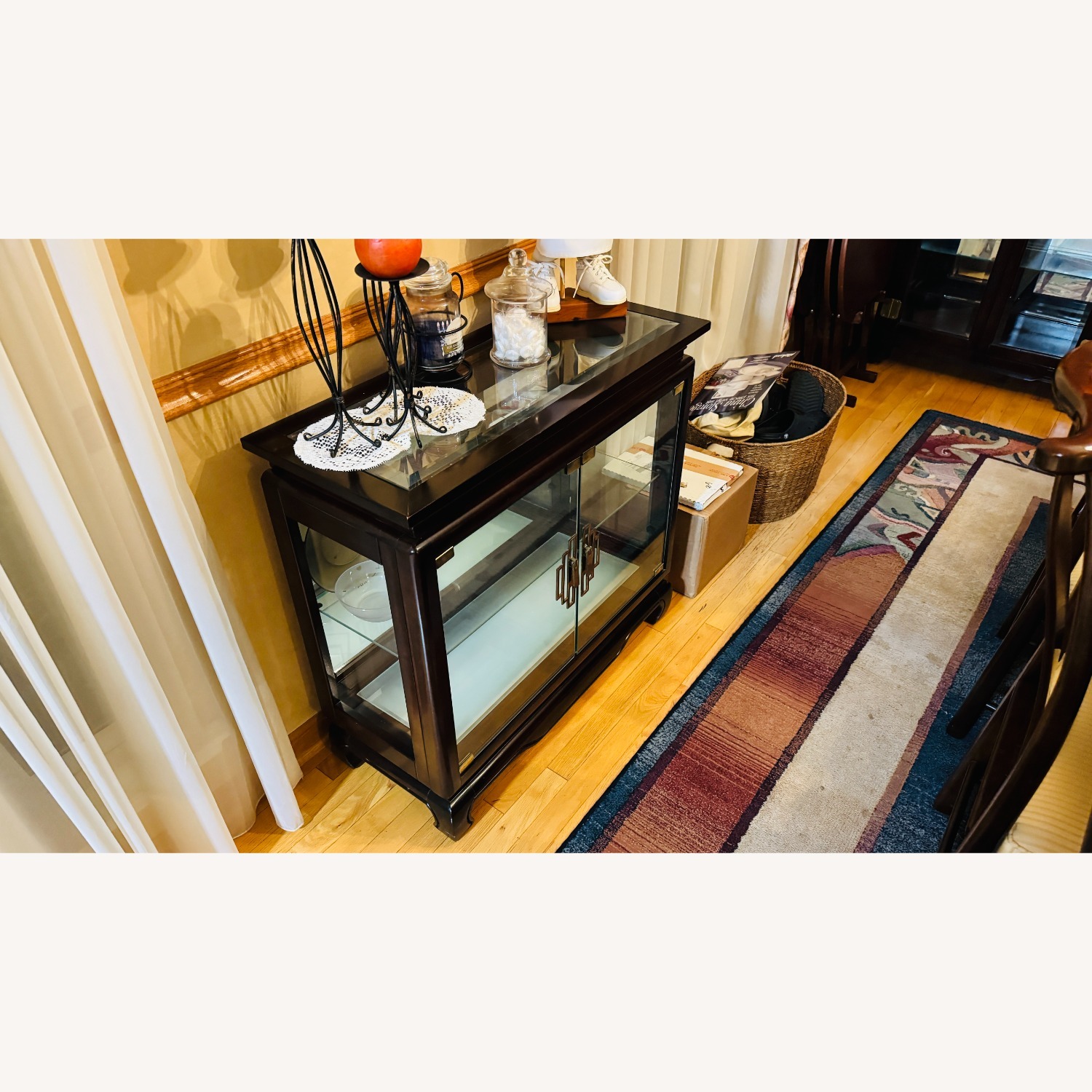 Vintage/Antique Dark Brown Dining Table - image-3