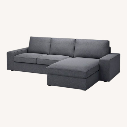 Used IKEA KIVIK Dark Gray 3+ Piece Sectional for sale on AptDeco