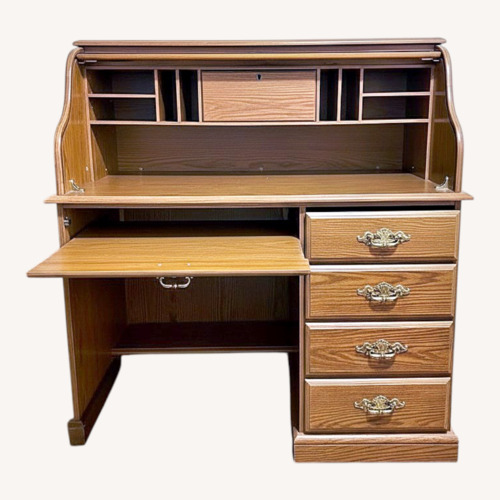 Used Oak Computer Desk for sale on AptDeco