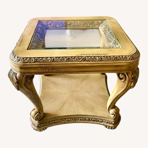 Used Natural Wood Side Table for sale on AptDeco