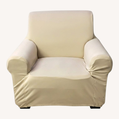 Used Light Brown Fabric Armchair for sale on AptDeco