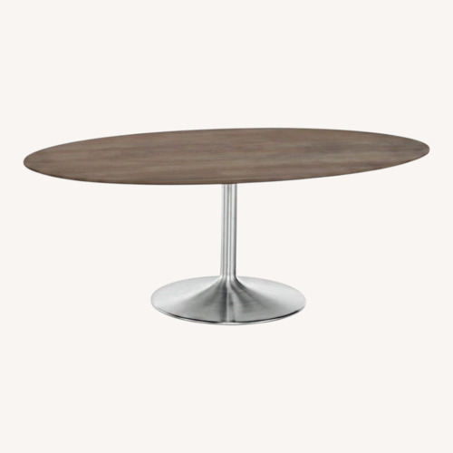 Used Room & Board Light Gray Dining Set for sale on AptDeco