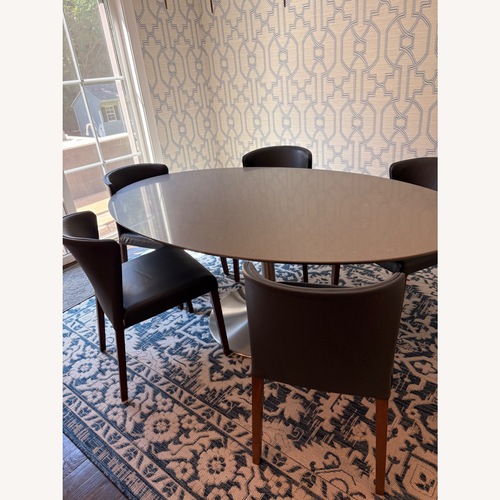 Used Room & Board Light Gray Dining Set for sale on AptDeco