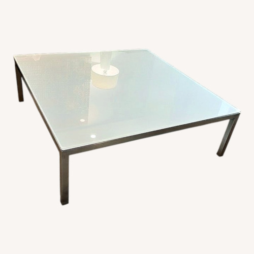 Used Taylor Made Custom Furniture White Coffee Table for sale on AptDeco