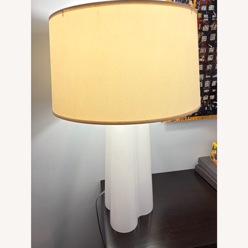 Used Robert Abbey White Table Lamp for sale on AptDeco