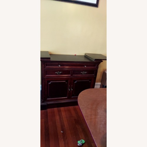 Used Dark Brown Mahogany Cart for sale on AptDeco