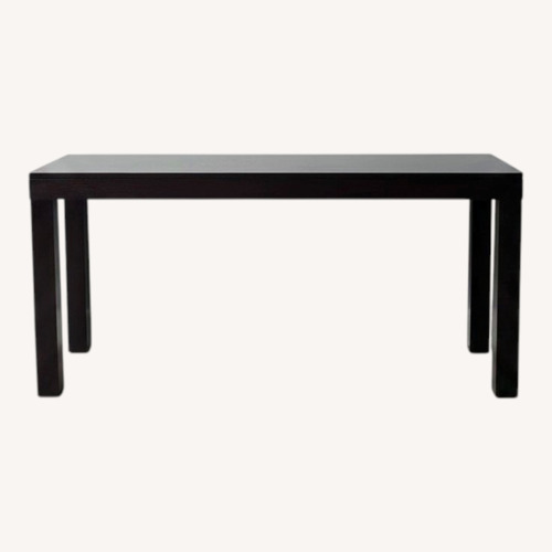 Used Black Wood Side Table for sale on AptDeco