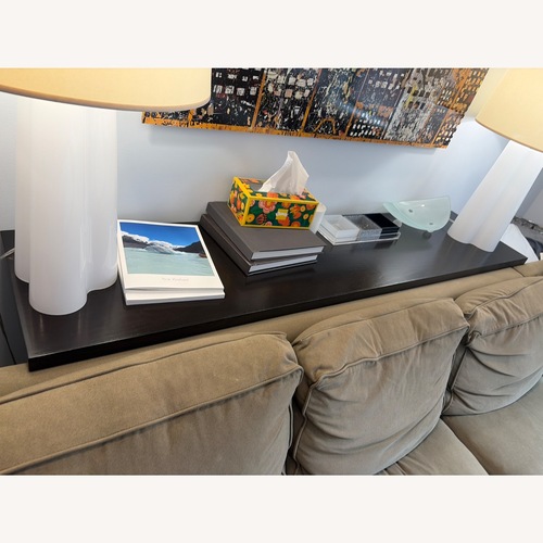 Used Black Wood Side Table for sale on AptDeco