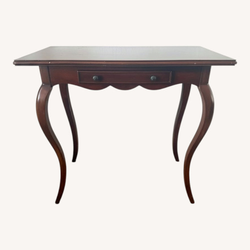 Used Vintage Queen Anne Curved Leg Side Table for sale on AptDeco