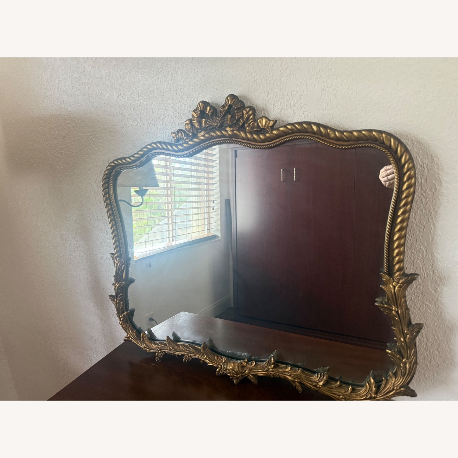 1900 French Style Gilt Mirror - image-2