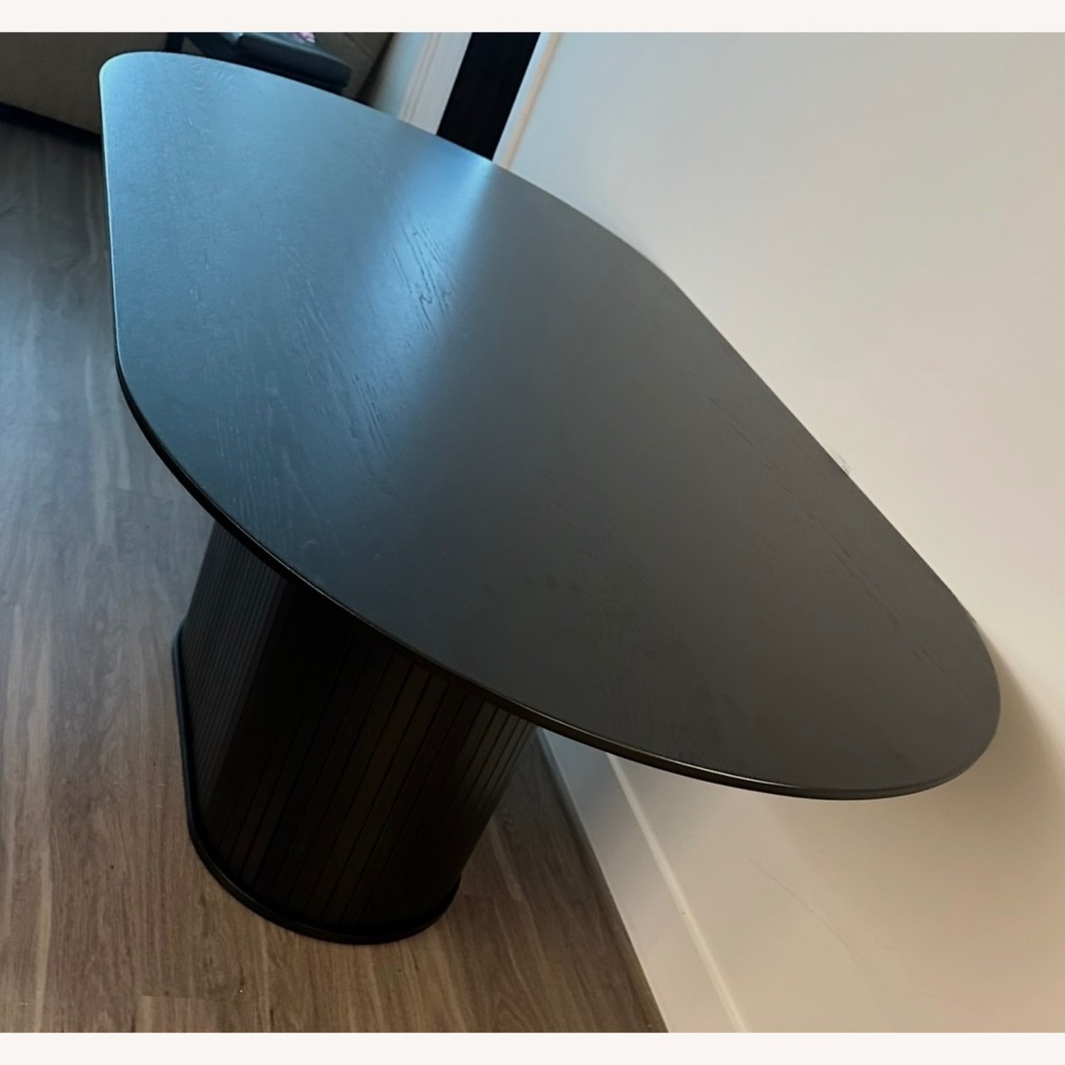 Black Wood Dining Table - image-4