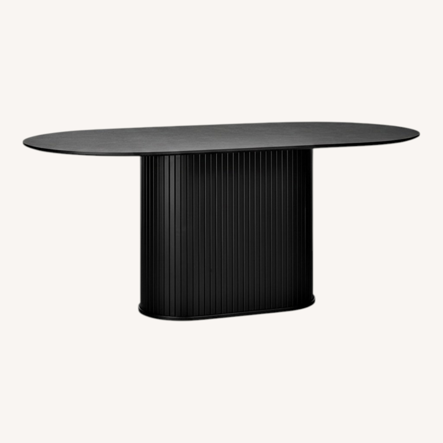 Black Wood Dining Table - image-0