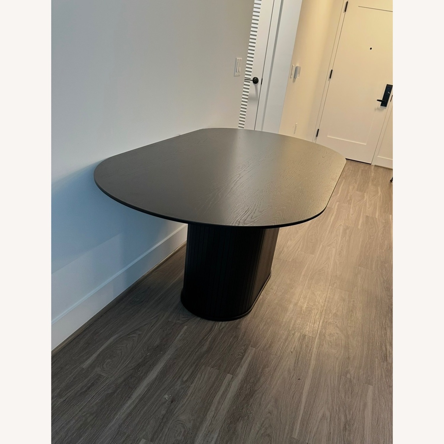 Black Wood Dining Table - image-3