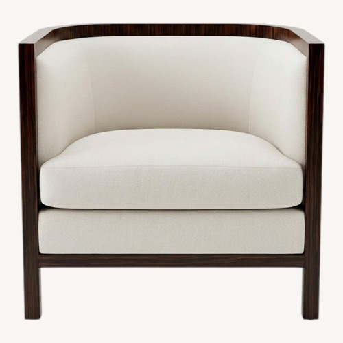Used Pair of Unique Art Deco Curved Back Chairs for sale on AptDeco