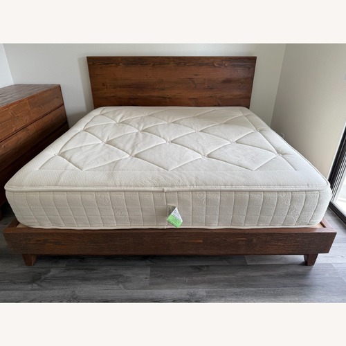 Used Avocado Natural Wood Bed Frame for sale on AptDeco