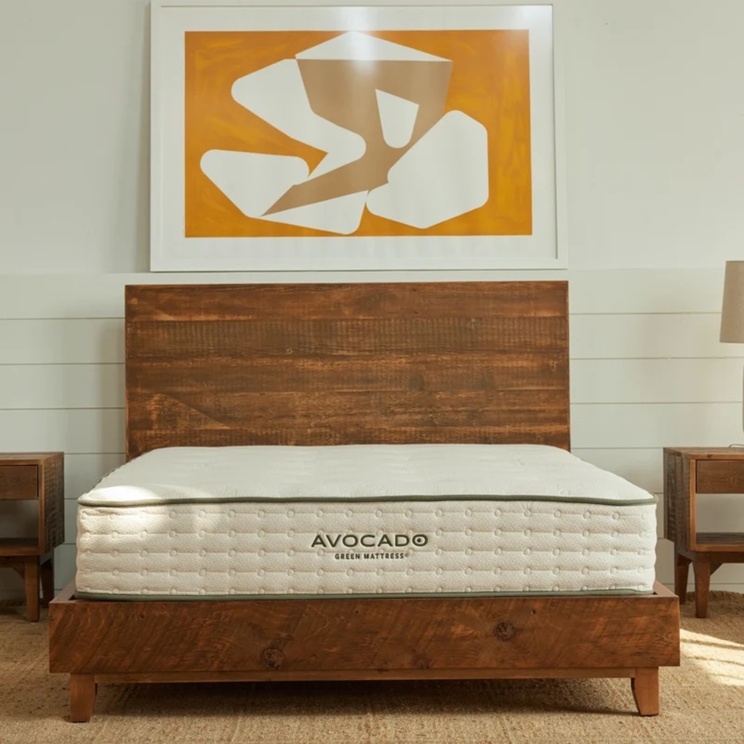 Avocado Natural Wood Bed Frame - image-5