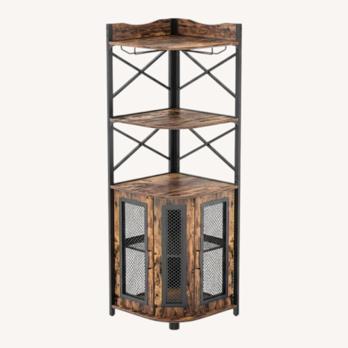 Used Aheaplus Corner Bar Cabinet  for sale on AptDeco