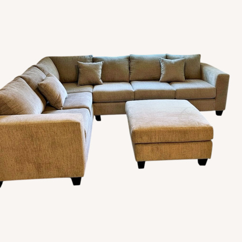 Used 2 Piece Sectional (Ottoman included) for sale on AptDeco