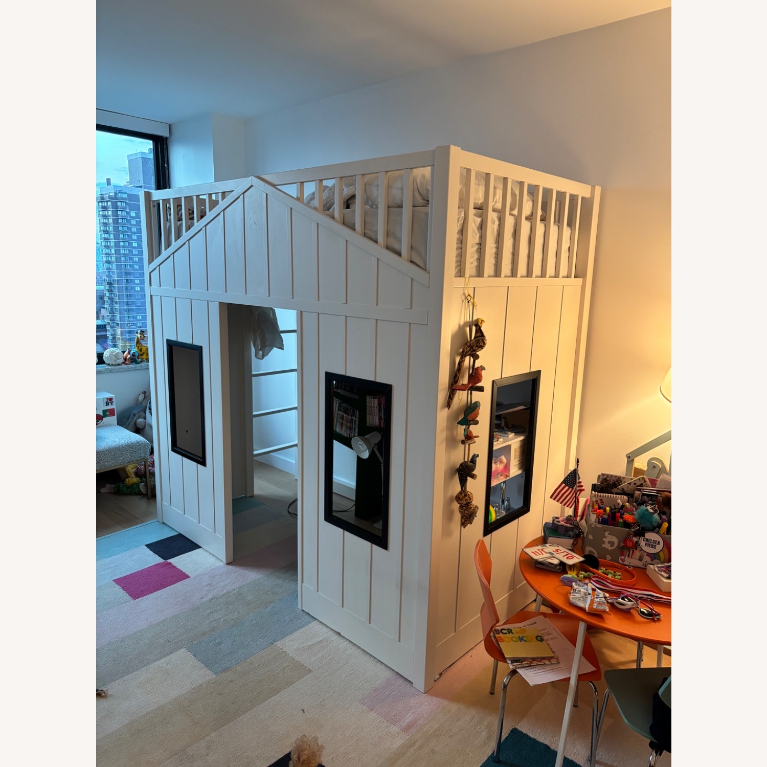 Pottery Barn Kids Penny Playhouse Loft Bed - image-3