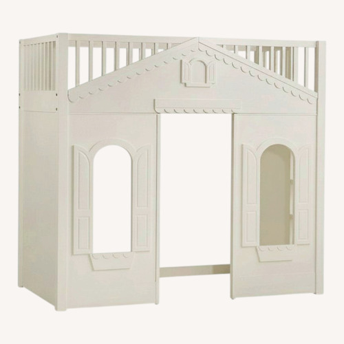 Used Pottery Barn Kids Penny Playhouse Loft Bed for sale on AptDeco