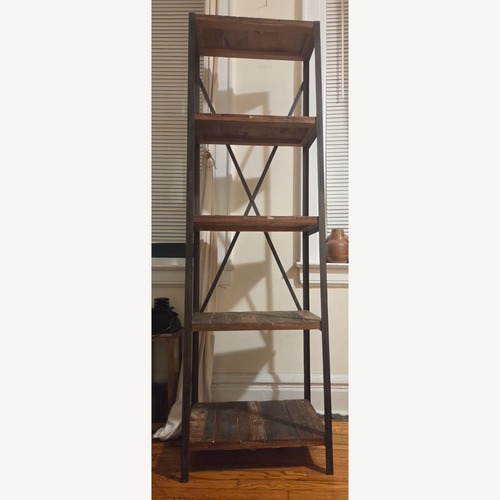 Used Industrial Rustic Bookcase  for sale on AptDeco