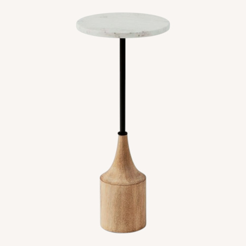 Used Hudson Marble Drink Table (9.5") for sale on AptDeco