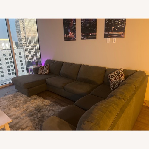 Used Ashley Furniture Dark Gray 3+ Piece Sectional for sale on AptDeco