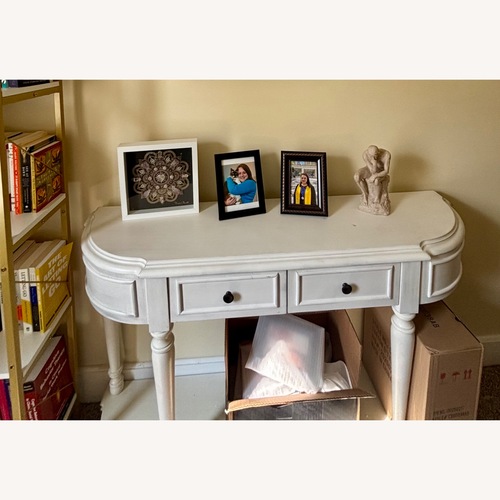 Used Retro Solid Wood Console Table for sale on AptDeco