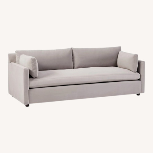 Used West Elm Light Gray Fabric 3+ Seater Sofa for sale on AptDeco