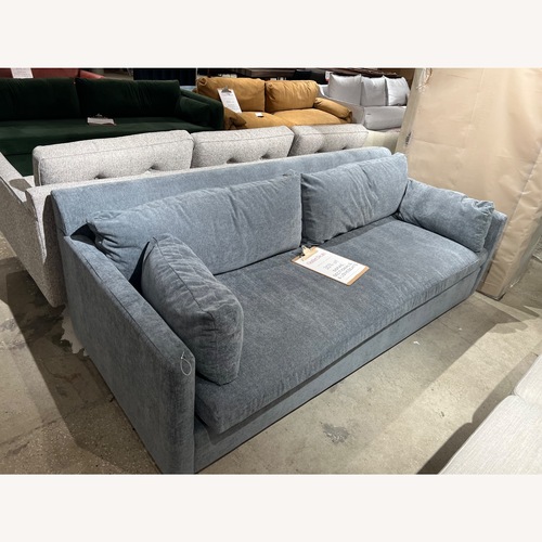 Used West Elm Light Gray Fabric 3+ Seater Sofa for sale on AptDeco