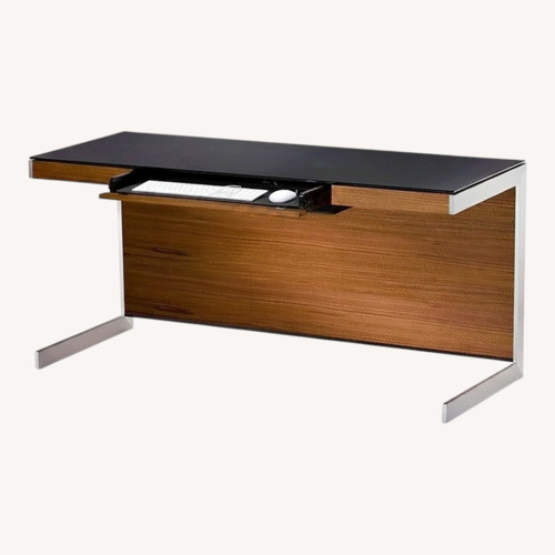 Used BDI Furniture Black Wood Desk for sale on AptDeco