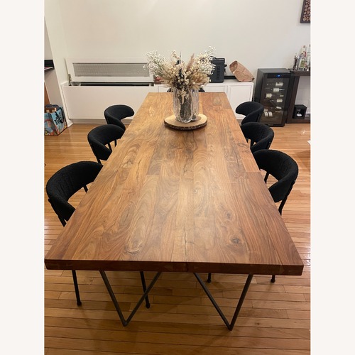 Used CB2 Dylan Dining Table (36" x 104") for sale on AptDeco