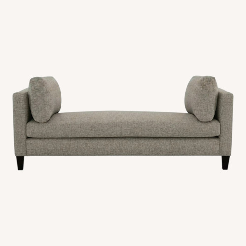 Used Bernhardt Light Gray Fabric Chaise Lounge for sale on AptDeco