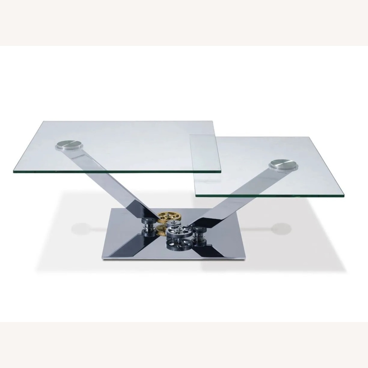 Roche Bobois Transparent Glass Coffee Table - image-2
