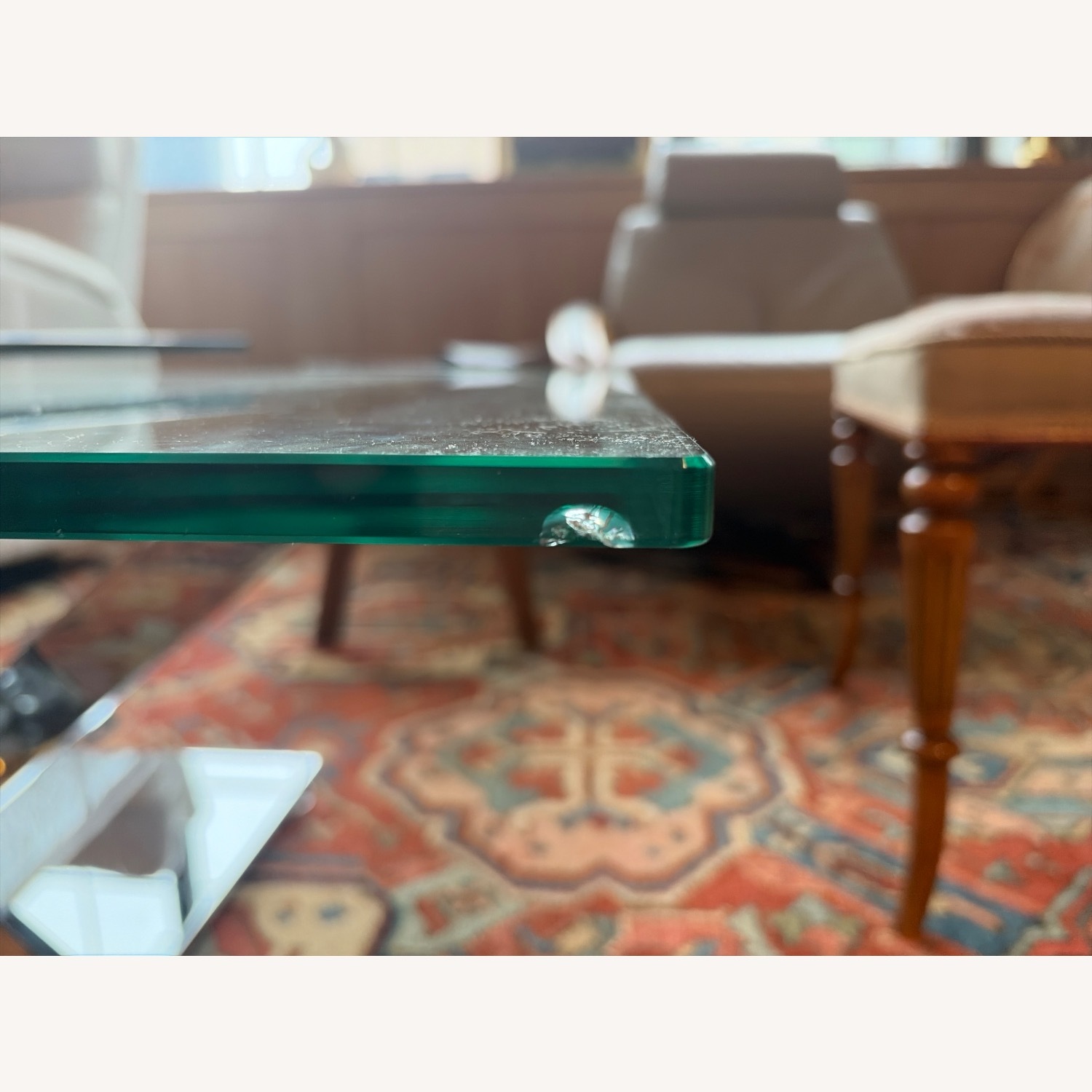 Roche Bobois Transparent Glass Coffee Table - image-4