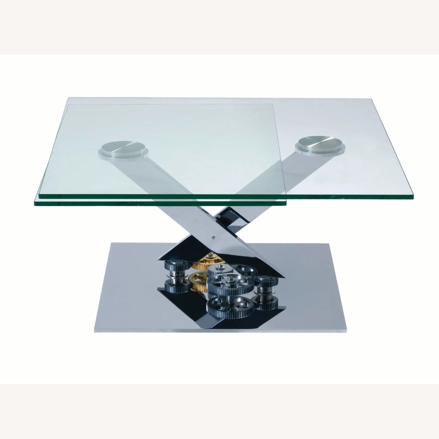 Roche Bobois Transparent Glass Coffee Table - image-1