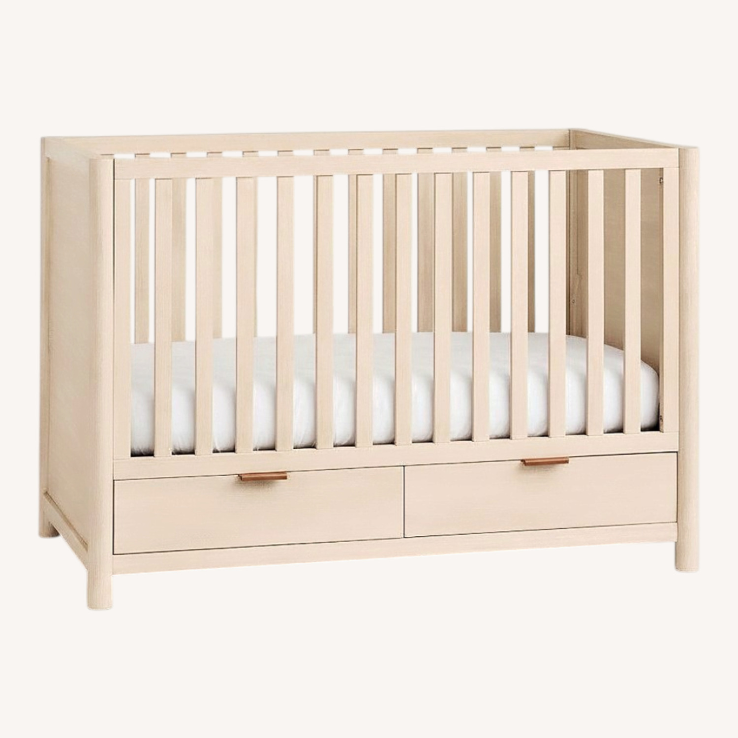 Pottery Barn Kids Coronado Light Brown Wood Crib - image-0