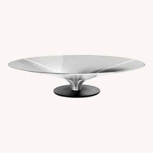 Used Large Roche Bobois Ovni Coffee Table 48”  for sale on AptDeco