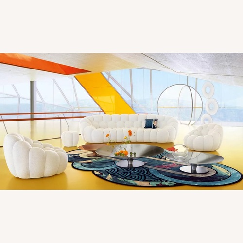 Used Large Roche Bobois Ovni Coffee Table 48”  for sale on AptDeco