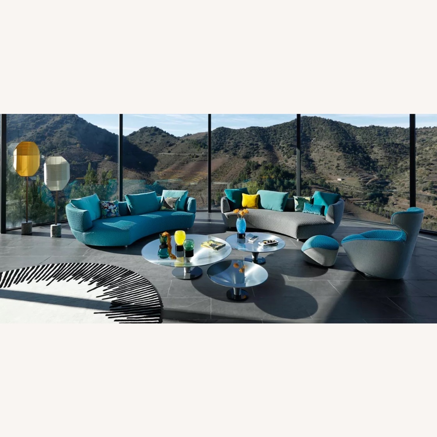Large Roche Bobois Ovni Coffee Table 48” - image-2