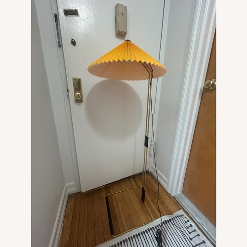 Used Hay Matin Gold Metal Floor Lamp for sale on AptDeco