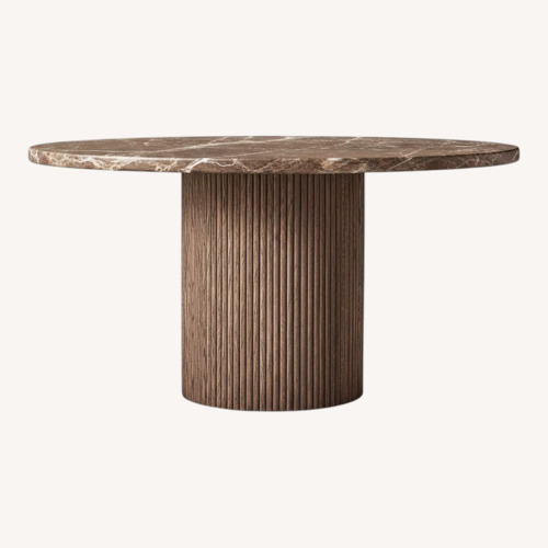 Used Restoration Hardware Mulholland Dark Brown Dining Table for sale on AptDeco