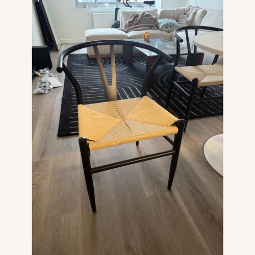 Used Black Metal Dining Chairs for sale on AptDeco