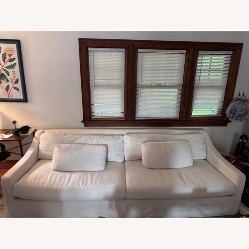 Used Restoration Hardware Belgian Classic Slope Arm 2-Cushion Sofa for sale on AptDeco