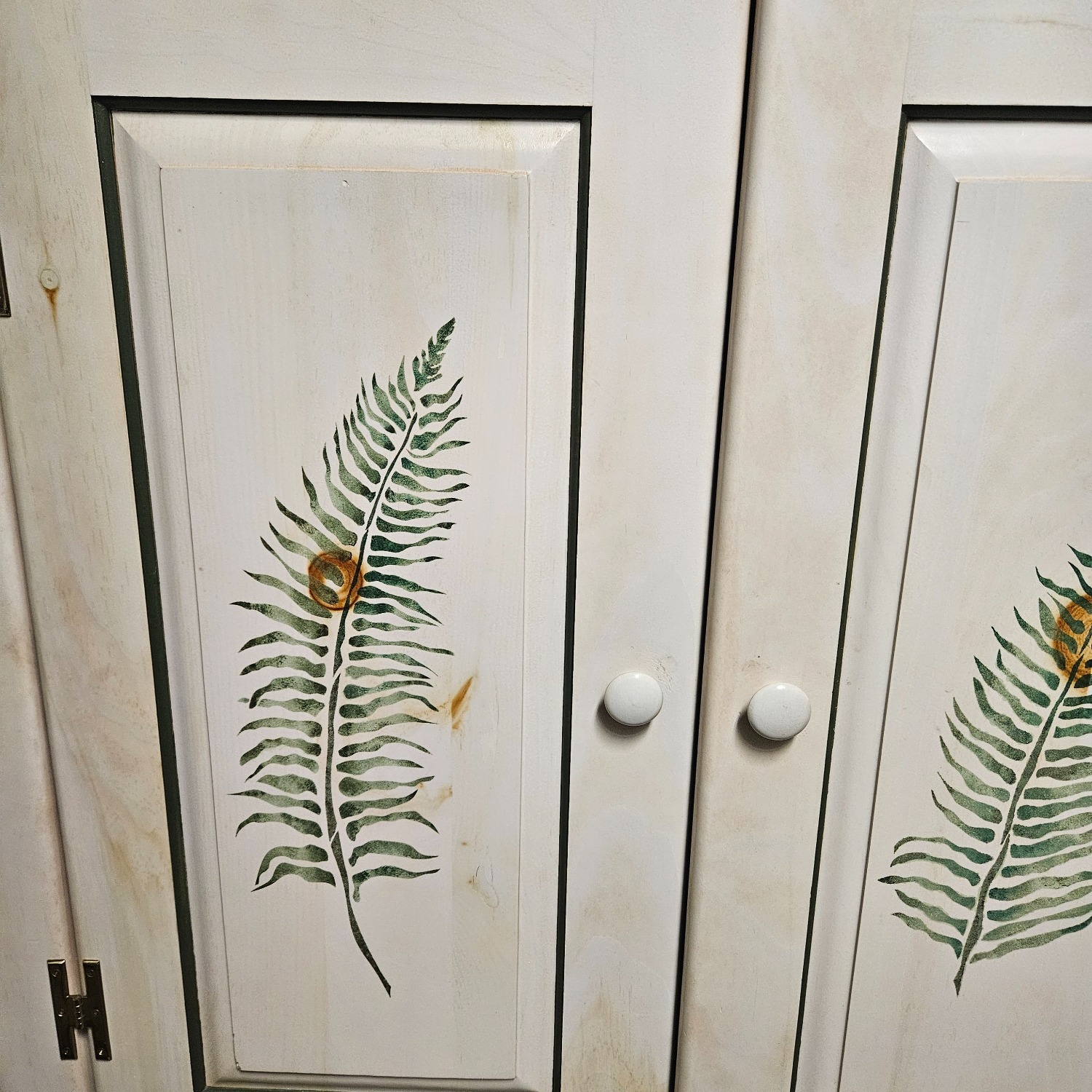 Vintage/Antique Finds Wood Armoire - image-5