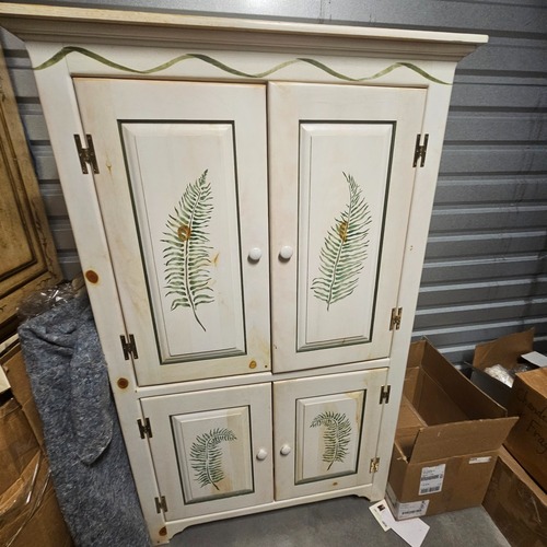 Used Vintage/Antique Finds Wood Armoire for sale on AptDeco