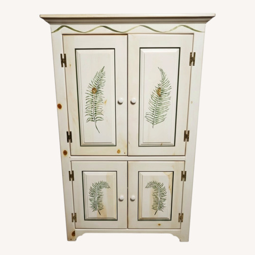 Used Vintage/Antique Finds Wood Armoire for sale on AptDeco