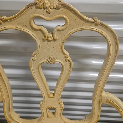 Used Vintage/Antique Finds Yellow Wood Armchair for sale on AptDeco