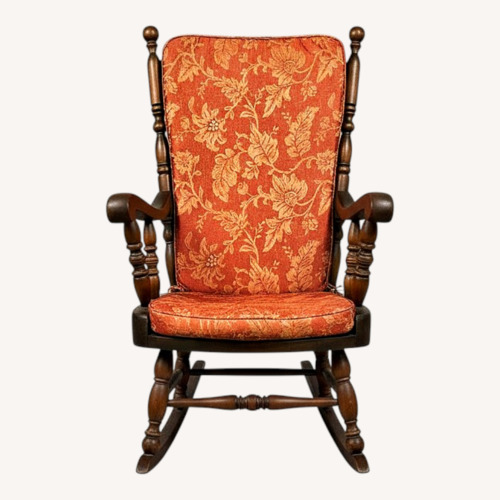 Used Vintage/Antique Finds Dark Brown Wood Armchair for sale on AptDeco