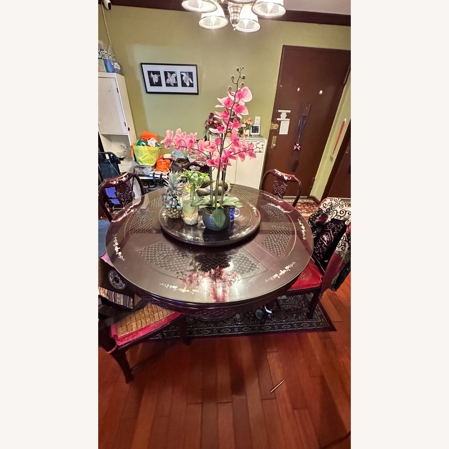Vintage/Antique Finds Dark Brown Dining Table - image-3
